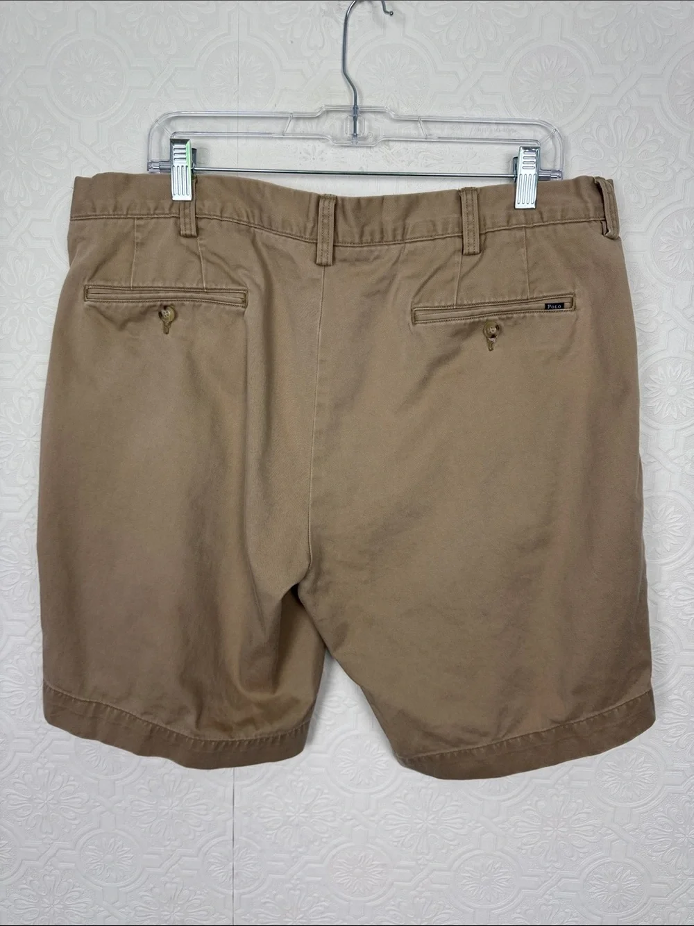 Polo Ralph Lauren Classic Fit 9” Shorts Men’s Size 38 Khaki Chino